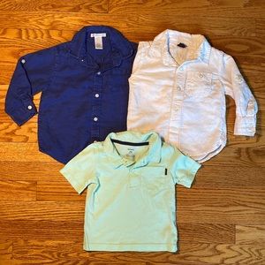 Lot of 3 Boy’s Shirts, 24M